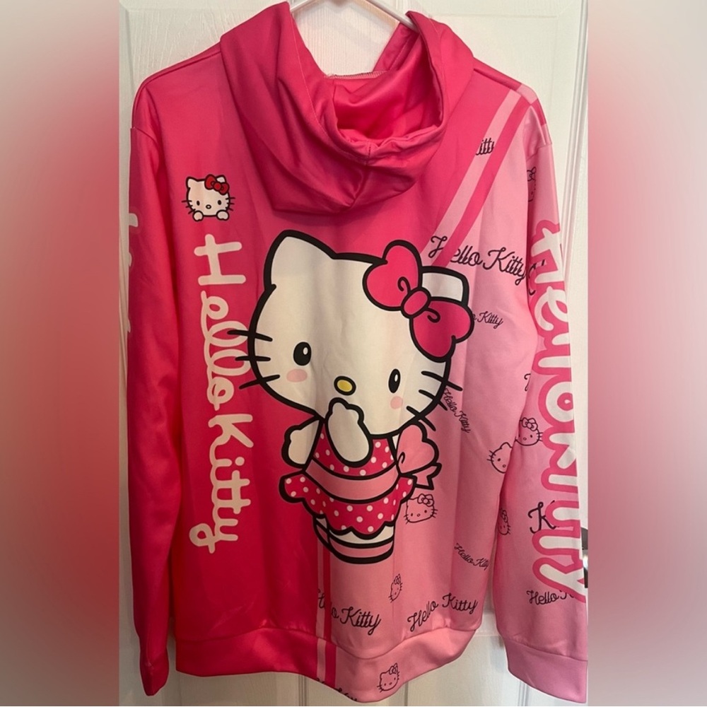 Hello Kitty Vibrant Pink Hoodie - Picture 4 of 7